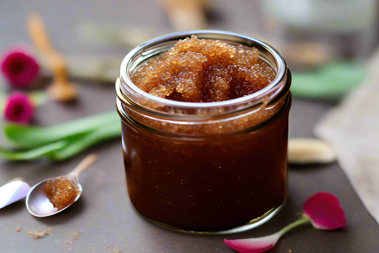 Brown bear sugar scrub