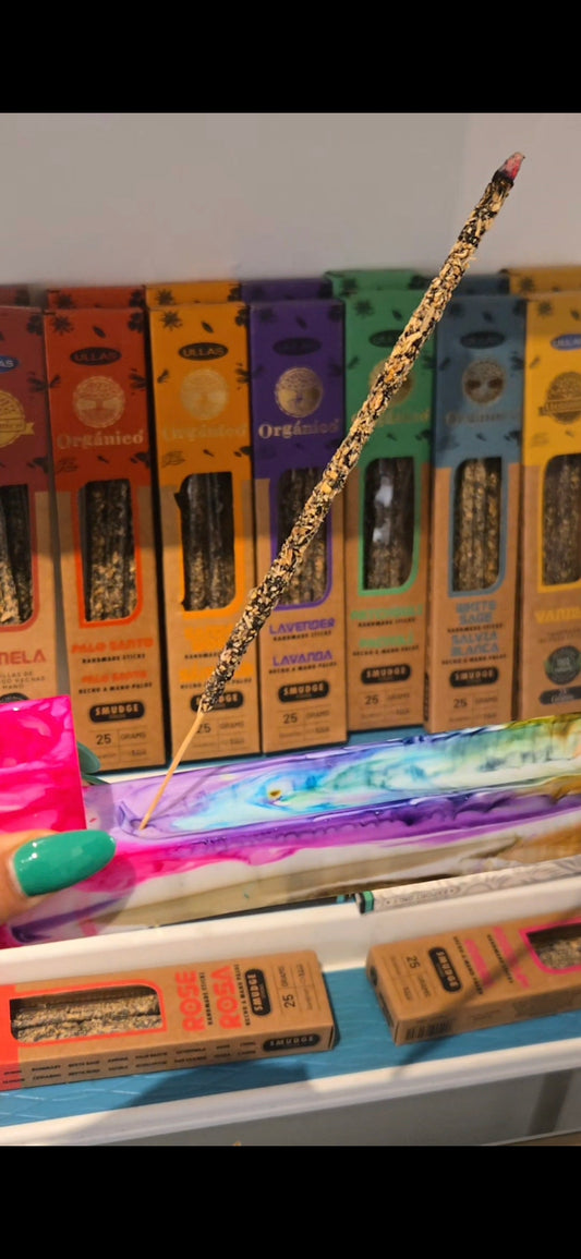 Hand crafted organic incense