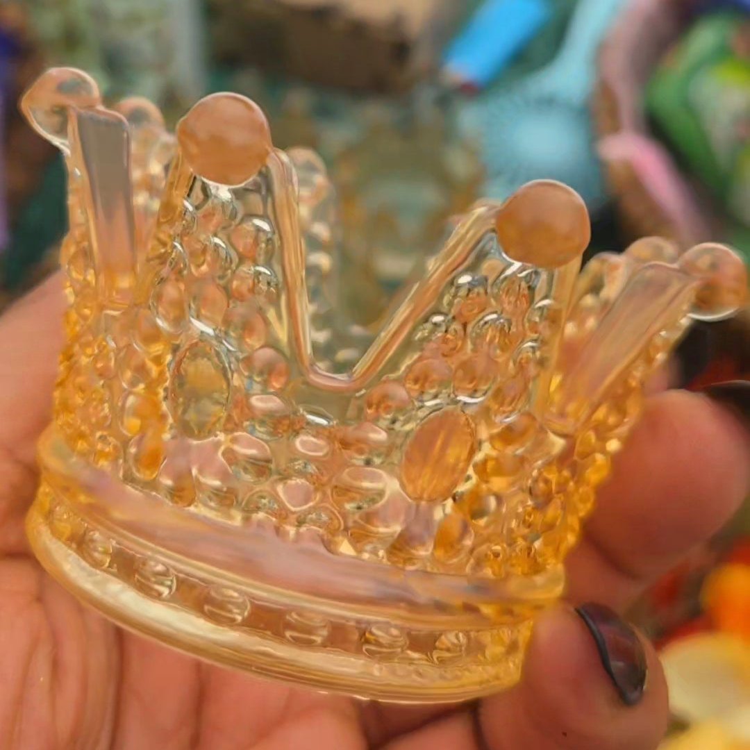 Crown incense cone holder