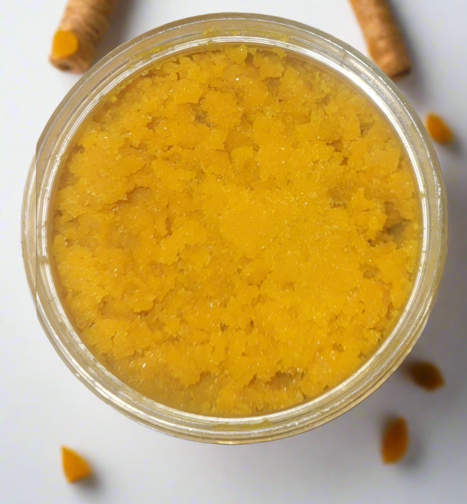 Turmeric ting sugar scrub